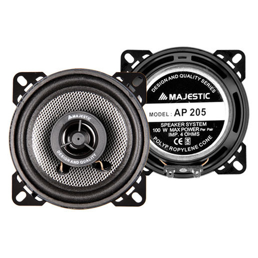 Image of New Majestic AP-205 altoparlante auto Rotondo 2-vie 100 W 2 pz