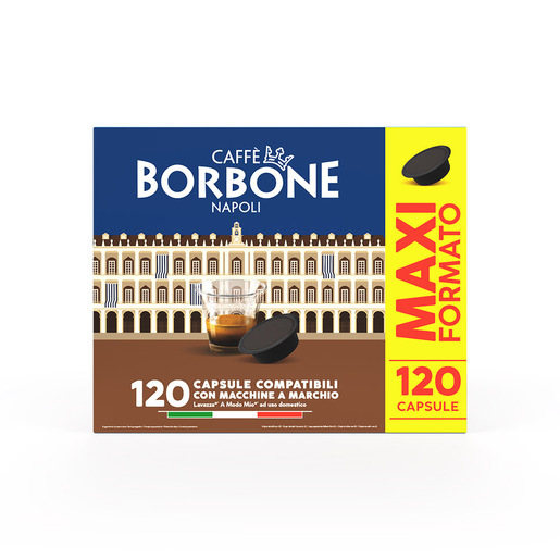 Image of Caffè Borbone Capsule Compatibili sistema A modo Mio - Miscela Suprema - 120 capsule