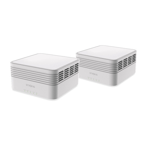 Image of Strong MESHKITAX3000 sistema Wi-Fi Mesh Dual-band (2.4 GHz/5 GHz) Wi-Fi 6 (802.11ax) Bianco 2 Interno