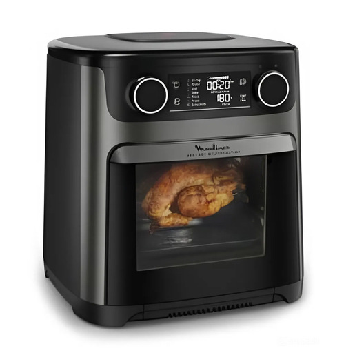 Image of Moulinex Easy Fry Multifunction Forno Friggitrice ad Aria 15L, 9 Funzioni di Cottura, Doppia Resistenza, 3 Livelli di Cottura AL5558F0