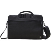 Electroline Borsa Per Notebook Da 15,6'' - Ultraslim, Con Doppia Tasca Esterna, Colore Nero-image