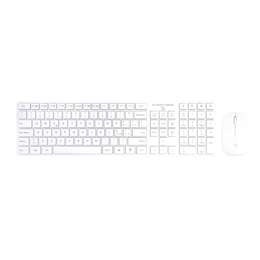 Image of IOPLEE TWZ8028 tastiera Mouse incluso Universale RF Wireless QWERTY Bianco