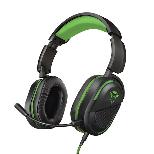 Image of Trust GXT 422G Legion Auricolare Cablato A Padiglione Gaming Nero, Verde