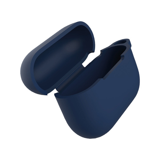 Eva Fruit Custodia AirPods Pro in silicone morbido con base piatta - blu