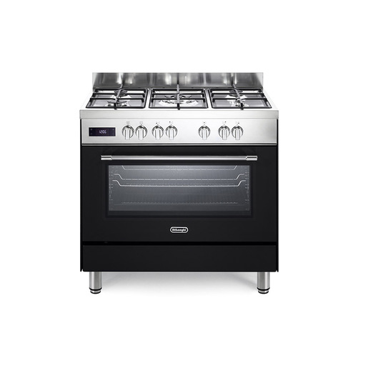Image of De’Longhi PRO 96 MA ED cucina Elettrico Gas Nero, Acciaio inox