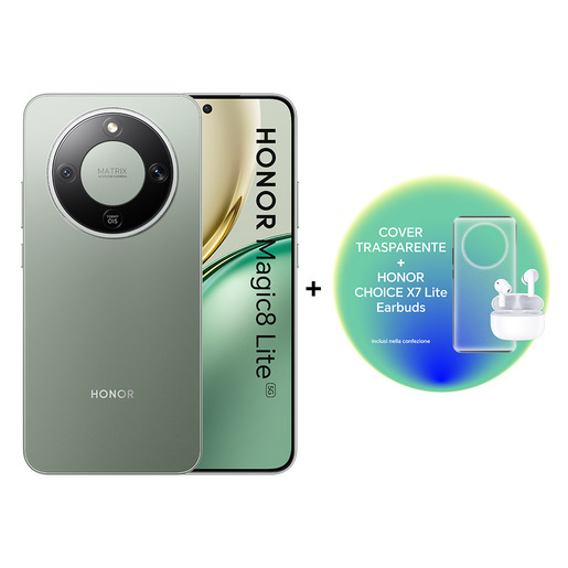Image of Honor Magic8 Lite 5G 17,2 cm (6.79'') MagicOS 9.0 USB tipo-C 8 GB 256 GB 7500 mAh Verde