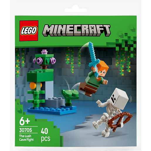 Image of LEGO Minecraft Duello nella grotta lussureggiante - 30705