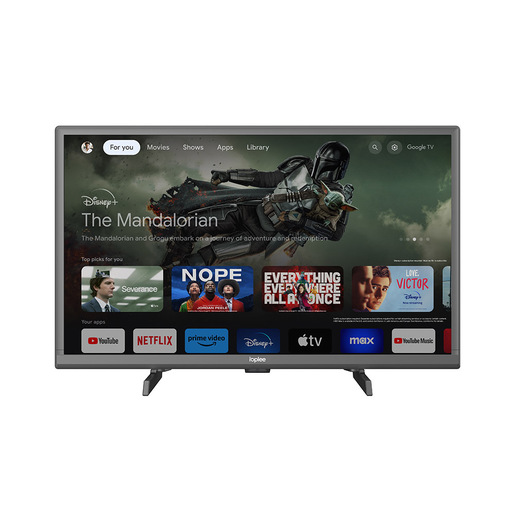 Image of IOPLEE IOP24GTV TV 61 cm (24'') HD Smart TV Wi-Fi Grigio 130 cd/m²