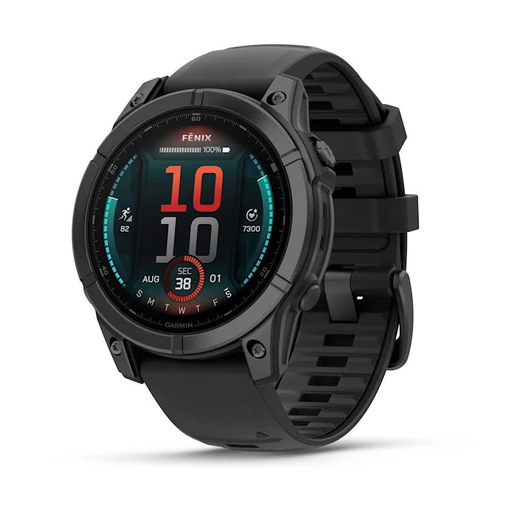 Image of Garmin Fenix E 3,3 cm (1.3'') AMOLED 47 mm Digitale 416 x 416 Pixel Touch screen Nero Wi-Fi GPS (satellitare)