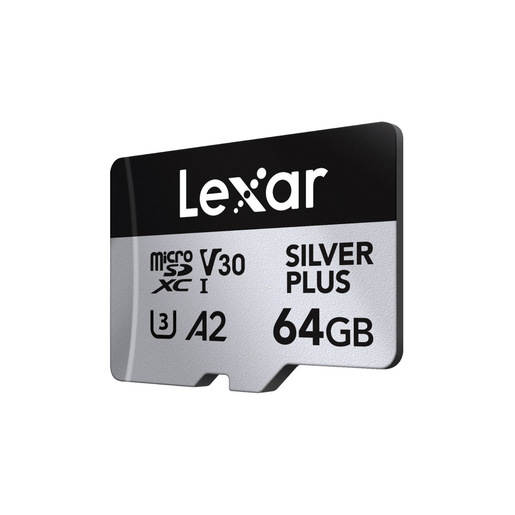 Image of Lexar Professional SILVER PLUS 64 GB MicroSDXC UHS-I Classe 3