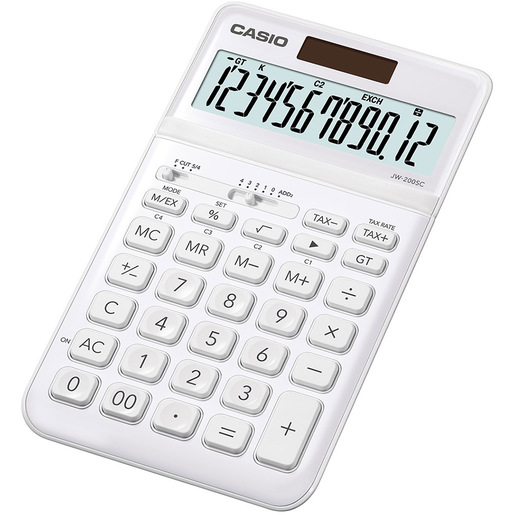 Image of Casio JW-200SC calcolatrice Desktop Calcolatrice di base Bianco