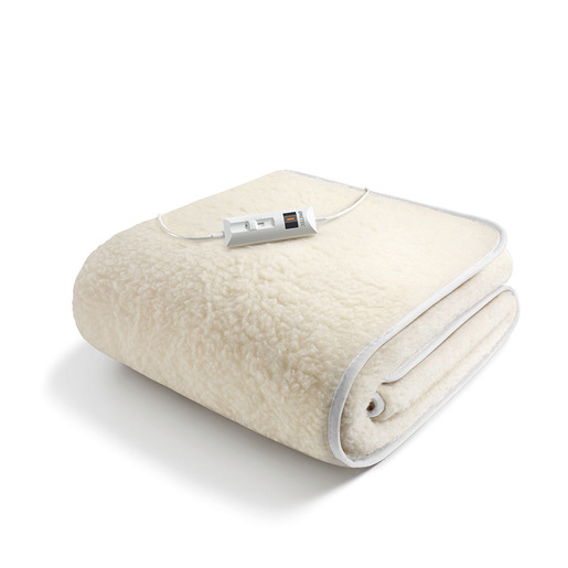 Image of Imetec Scaldasonno Singolo 150x80 cm, Basso Consumo, 50% Lana e Merino, 2 Temperature, Dispositivo Sicurezza Electro Block, Made in Italy