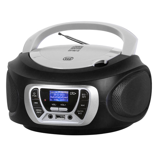 Image of Trevi CMP 510 DAB Digitale 3 W DAB, DAB+, FM Nero Riproduzione MP3