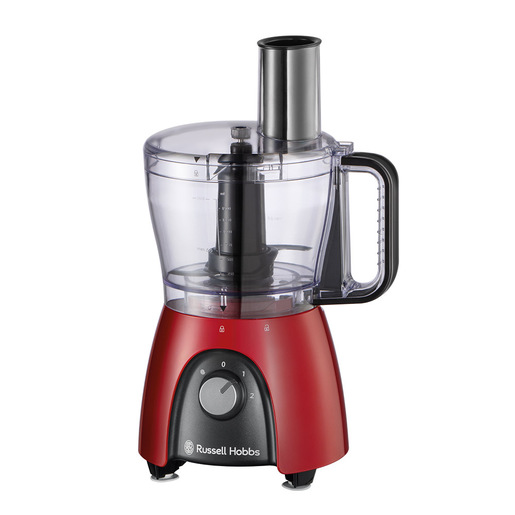 Image of Russell Hobbs 27110-56 robot da cucina 600 W 2,3 L Nero, Rosso, Trasparente
