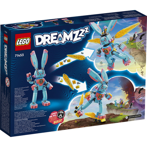 LEGO DREAMZzz 71453 Izzie e il Coniglio Bunchu, Figura di Animale Giocattolo da Costruire in 2 Modi Basato sullo Show TV