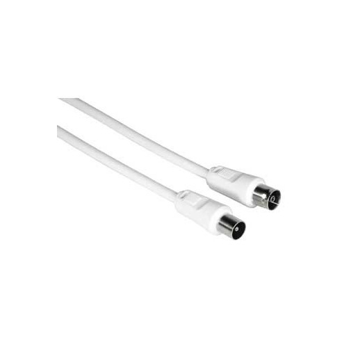 Image of Hama Cavo antenna M/F, 1,5 metri, bianco, 75 dB, sfuso (25 pzz.)
