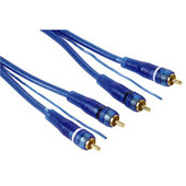 Dorato 5,0 M Conn Cavo Rca Digitale Tessuto 1 Conn.Maschio 