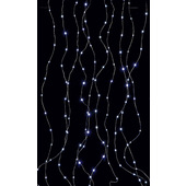 Regalo Tenda 600 Micro Led Con Controller E Cascate Alternate (Luce Fissa E 8 Giochi Di Luce) Da Interno/Esterno-image