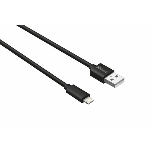 Image of Trust Lightning Cable 2m - Black Nero