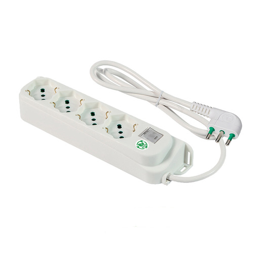 Image of FANTON 47420ECO prolunghe e multiple 1,5 m 4 presa(e) AC Interno Bianco