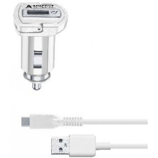 Image of Cellularline Adaptive Fast Car Charger Kit 15W - USB-C - Samsung
