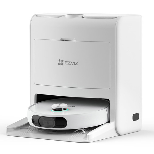 Image of EZVIZ RS2 Aspirapolvere lavapavimenti robot con base di lavaggio automatica e telecamera di sicurezza, connesso con app