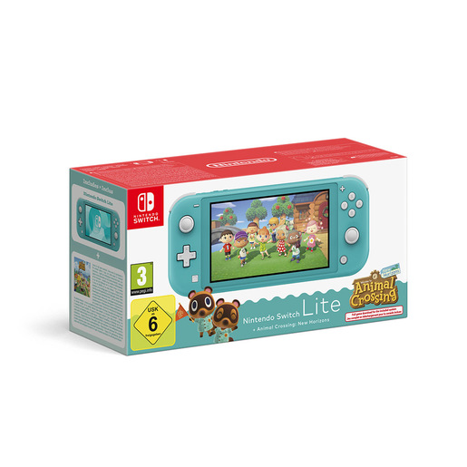 Image of Nintendo Console Switch Lite + Animal Crossing: New Horizons (turchese)