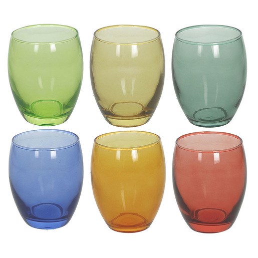 Image of Tognana Porcellane Glass Multicolore 6 pz 400 ml