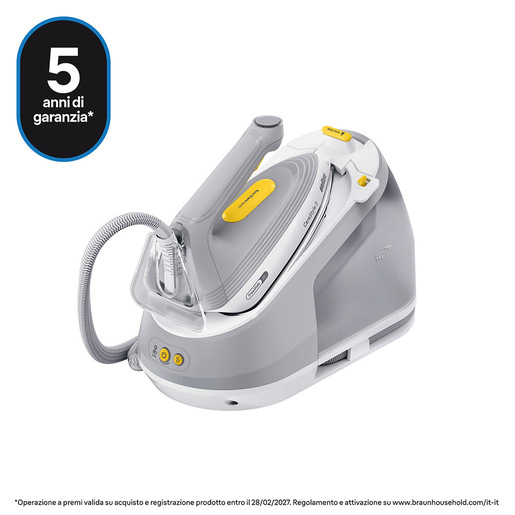 Braun CareStyle 3 - Ferro da stiro con caldaia, Piastra con tecnologia FreeGlide3D, 2200W, 2L, Grigio (IS3231GY)