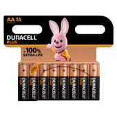 Duracell Plus 100 Aa B16 X10-image