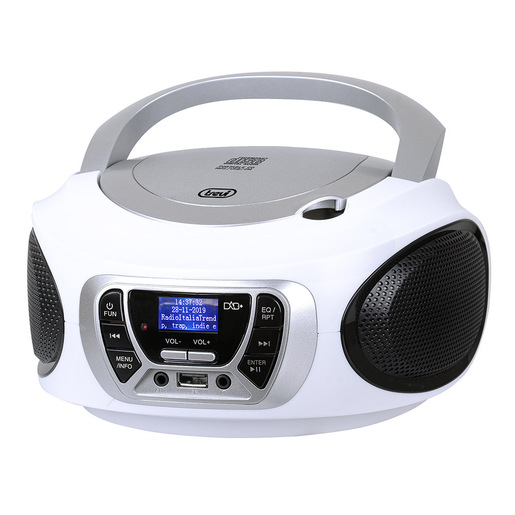 Image of        Trevi CMP 510 DAB Digitale 3 W DAB, DAB+, FM Bianco Riproduzione MP3