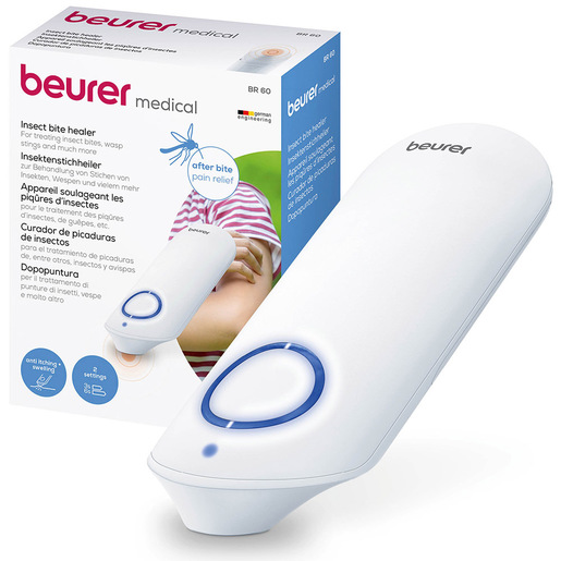 Image of Beurer Br 60 Dopopuntura Dispositivo Contro Punture e Morsi d'Insetto senza Additivi Chimici, Può Aiutare ad Alleviare Rapidamente Prurito e Bruciore