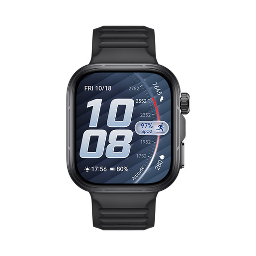 Huawei WATCH FIT 5 Pro Nero, Autonomia fino a 10 giorni, Cassa in titanio, vetro zaffiro e ECG, Compatibile con iOS e Android