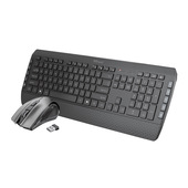 Trust Tecla-2 tastiera Mouse incluso Universale RF Wireless Tedesco Nero-image