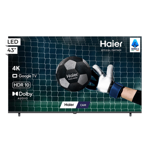 Haier Smart TV LED 43'' H43K85GUX, 4K UHD, Google TV, AI Picture Quality, HDR10, Dolby Audio, DBX-TV, MEMC, HDMI 2.1 x4