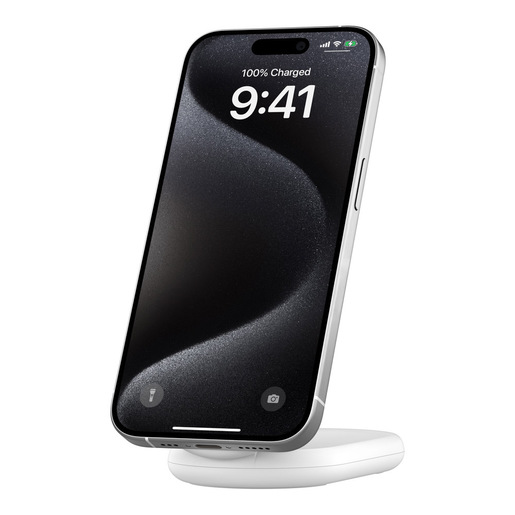 Image of Belkin BoostCharge Cuffie, Smartphone Bianco USB Carica wireless Ricarica rapida Interno