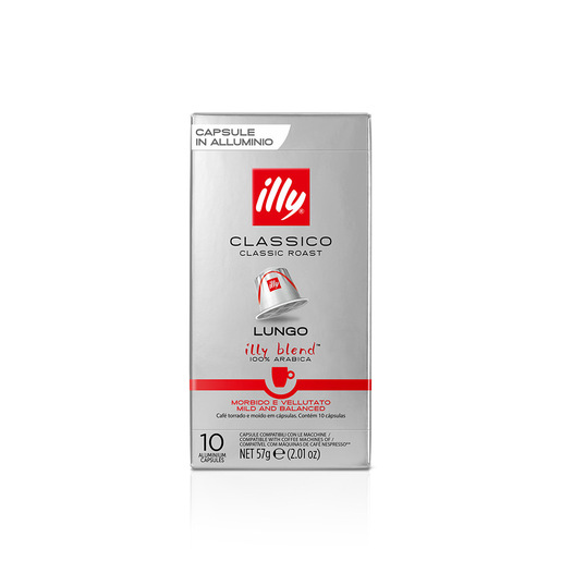 Image of Illy 10 caffè in Capsule compatibili Nespresso® Tostato LUNGO CLASSICO