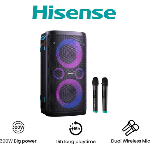 Image of Hisense HP110 Nero 300 W