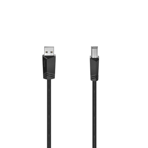 Image of Hama Cavo USB A M / USB B M , USB 2.0, 5 metri, nero