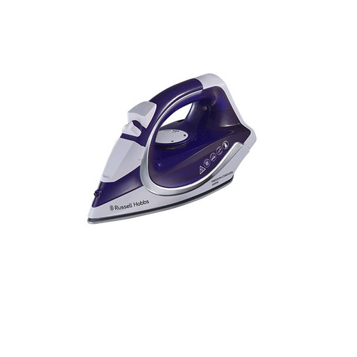 Image of Russell Hobbs 23300-56 ferro da stiro Ferro a vapore Piastra in Ceramica 2400 W Viola, Bianco