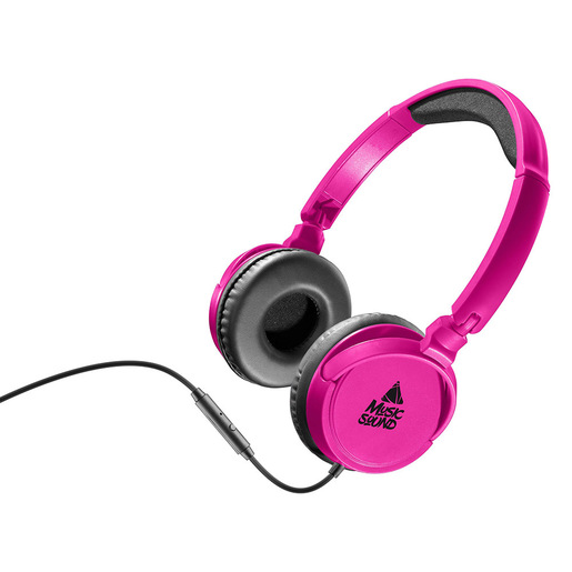 Image of Music Sound Color Foldable Jack 3.5 Cuffie on-ear a filo, con connettore Aux 3.5 e microfono
