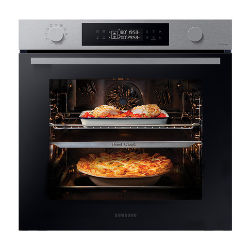 Image of Samsung NV7B44403BS Forno ad incasso Dual Cook Serie 4 76 L A+ Inox