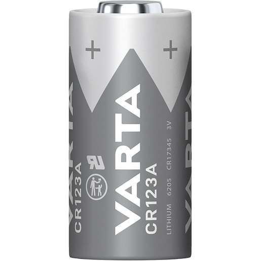 Image of        Varta LITHIUM Cylindrical CR123A, CR17345 (Batteria a celle rotonde, 3