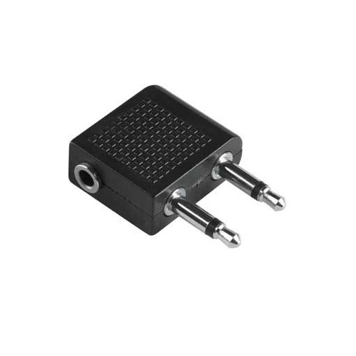 Image of Hama 2 x 3.5-mm Mono Jack Plug - 3.5-mm Stereo Jack Socket Nero