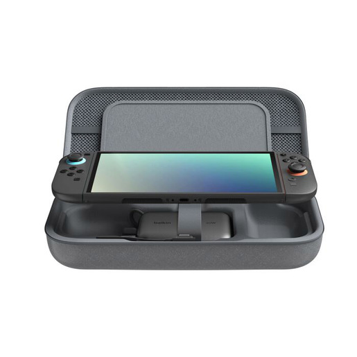 Image of Belkin ENA001hqCH-V2 Valigia da viaggio Nintendo Rete, Poliestere, Velluto Antracite
