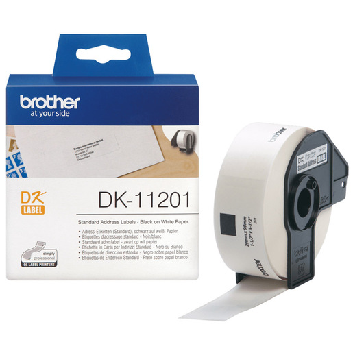 Image of Brother DK-11201 nastro per etichettatrice Nero su bianco