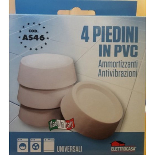 Image of Elettrocasa AS 46 accessorio e componente per lavatrice Anti vibration pads 4 pz