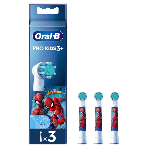 Image of Oral-B Testine Di Ricambio Pro Kids Con Spiderman, 3 Testine