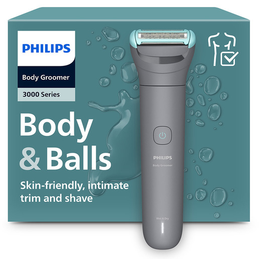 Philips Body Groomer BG3485/15 Con sistema di rasatura a tripla protezione