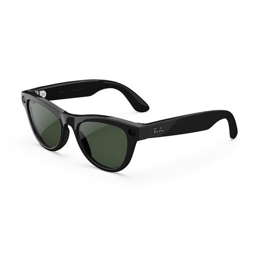 Image of Ray-Ban Meta Headliner (Gen 2) - Nero lucido, Lenti verde grafite Transitions®